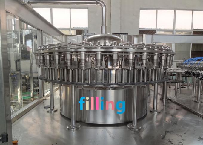 Máy chiết rót nước uống bằng nhựa / chai thủy tinh 10000BPH 6,5kw 0