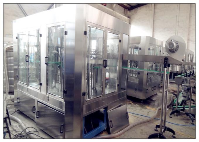 SUS304 Material Pet Bottle Juice Filling Machine PLC Frequency Converter Control 0