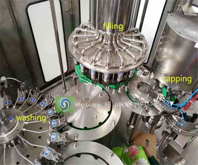 Automatic Water Bottle Filling Machine , Bottle Filling And Capping Machine 1