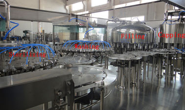 12kw Silver Hot Juice Filling Machine With Pulp Filling Frequency Control