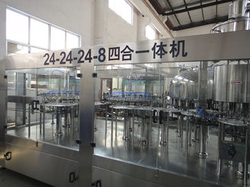 Stainless Steel Mineral Water Bottle Filling Machine CGF Series 500ml 4 In 1
