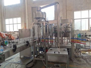 PET Bottle Carbonated Drink Filling Machine / 8Kw Power Drink Canning Machine