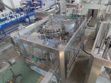 PET Bottle Carbonated Drink Filling Machine / 8Kw Power Drink Canning Machine