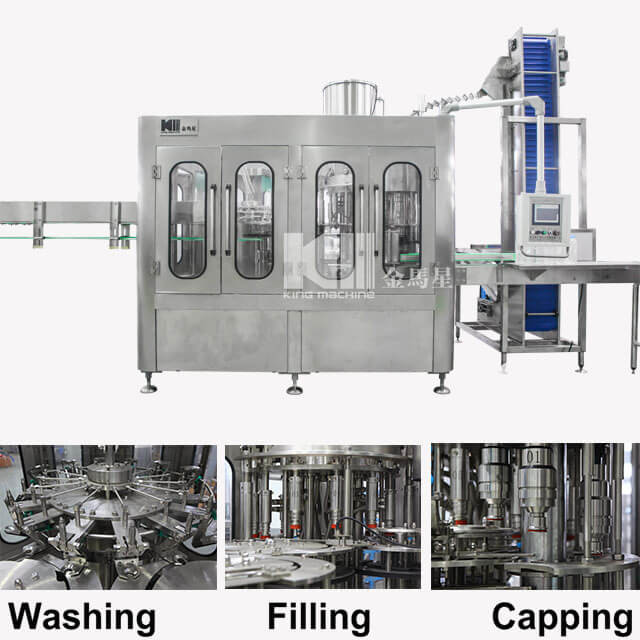 Concentrated Syrup Fruit Juice Filling Machine Normal Pressure