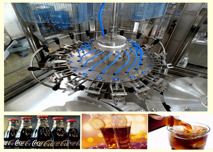 Durable Carbonated Soft Drink Filling And Sealing Machine 2450 * 1800 * 2200 mm